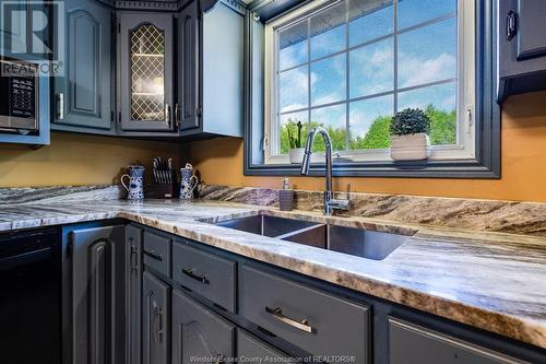 302 Applewood, Kingsville, ON - Indoor Photo Showing Kitchen With Double Sink