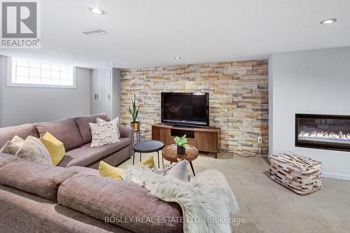 158 Phyllis Avenue, Toronto, ON - Indoor Photo Showing Living Room With Fireplace