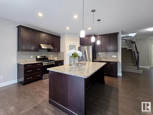 2226 Ware Co Nw, Edmonton, AB - Indoor Photo Showing Kitchen With Upgraded Kitchen