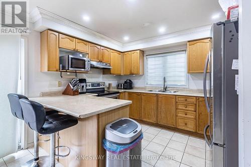 58 Leagate Street, Brampton, ON - Indoor Photo Showing Kitchen With Double Sink