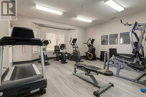 3309, 3000 Sienna Park Green Sw, Calgary, AB - Indoor Photo Showing Gym Room