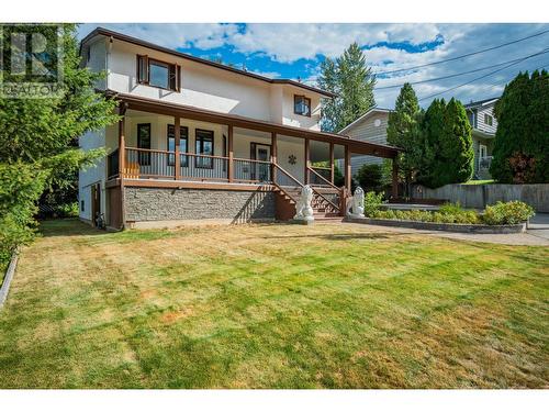 110 Cedar  Avenue, Fruitvale, BC - Outdoor With Deck Patio Veranda