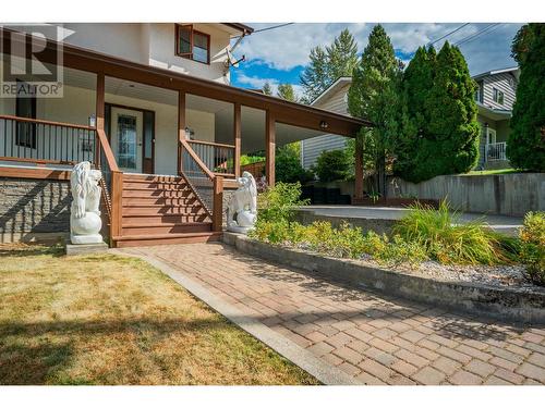 110 Cedar  Avenue, Fruitvale, BC - Outdoor With Deck Patio Veranda