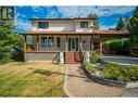 110 Cedar  Avenue, Fruitvale, BC  - Outdoor With Deck Patio Veranda With Facade 