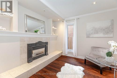 2128 Wincanton Crescent, Mississauga, ON - Indoor Photo Showing Living Room With Fireplace