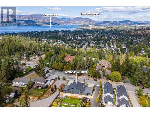 761 & 759 Barnaby Road, Kelowna, BC - Outdoor With View