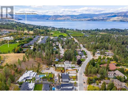 761 & 759 Barnaby Road, Kelowna, BC - Outdoor With Body Of Water With View