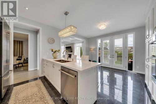 55 Bremner Street, Whitby, ON - Indoor Photo Showing Kitchen With Double Sink