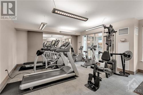 200 Besserer Street Unit#409, Ottawa, ON - Indoor Photo Showing Gym Room