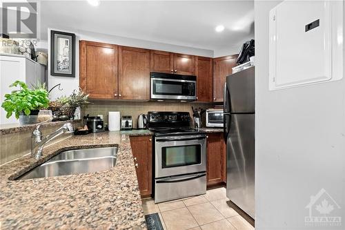 200 Besserer Street Unit#409, Ottawa, ON - Indoor Photo Showing Kitchen With Stainless Steel Kitchen With Double Sink