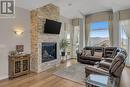 1003 Skeena Drive, Kelowna, BC  - Indoor Photo Showing Living Room With Fireplace 