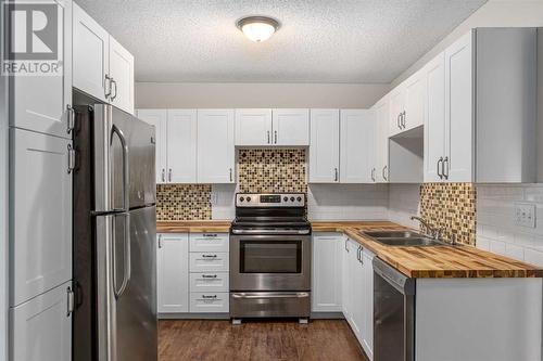 3112 50 Street Sw, Calgary, AB - Indoor Photo Showing Kitchen With Double Sink