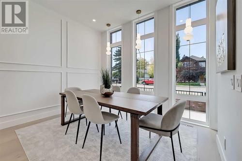 2418 32 Street Sw, Calgary, AB - Indoor Photo Showing Dining Room