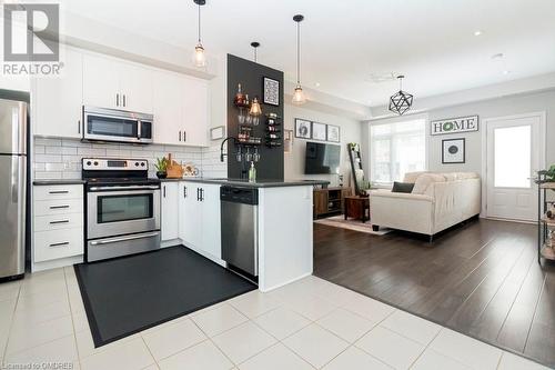 5030 Corporate Drive Unit# 1, Burlington, ON - Indoor Photo Showing Kitchen With Stainless Steel Kitchen With Upgraded Kitchen