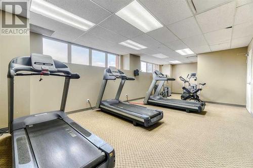 309, 1053 10 Street Sw, Calgary, AB - Indoor Photo Showing Gym Room