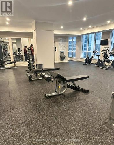 2702 - 36 Elm Drive W, Mississauga, ON - Indoor Photo Showing Gym Room