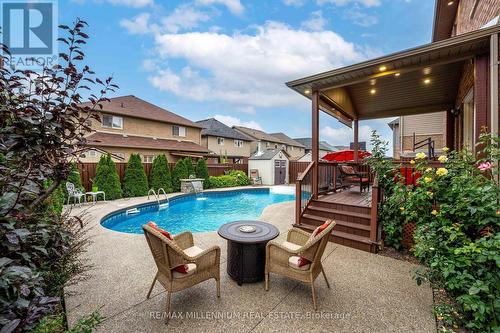 56 Pelech Crescent, Hamilton, ON - Outdoor With In Ground Pool With Deck Patio Veranda With Exterior