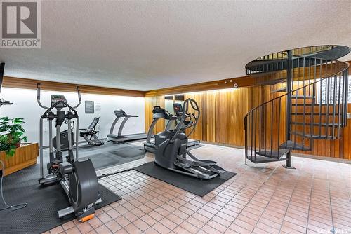 1408 311 6Th Avenue N, Saskatoon, SK - Indoor Photo Showing Gym Room