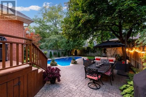 22 Frederick Street, Brampton, ON - Outdoor With In Ground Pool With Deck Patio Veranda