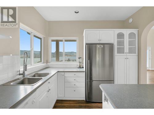 1201 Gawne Road, Naramata, BC - Indoor Photo Showing Kitchen With Double Sink