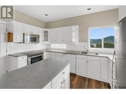 1201 Gawne Road, Naramata, BC - Indoor Photo Showing Kitchen With Double Sink