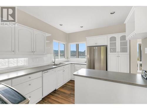 1201 Gawne Road, Naramata, BC - Indoor Photo Showing Kitchen With Double Sink