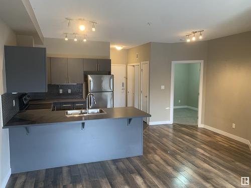 #417 10611 117 St Nw, Edmonton, AB - Indoor Photo Showing Kitchen