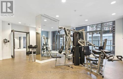 2302 - 21 Balmuto Street, Toronto, ON - Indoor Photo Showing Gym Room