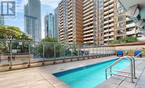 2302 - 21 Balmuto Street, Toronto, ON - Outdoor With In Ground Pool With Balcony