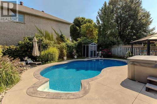 96 Laurendale Avenue, Hamilton, ON - Outdoor With In Ground Pool With Backyard