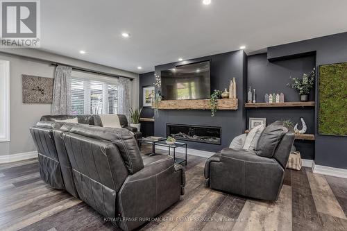 96 Laurendale Avenue, Hamilton, ON - Indoor Photo Showing Living Room With Fireplace