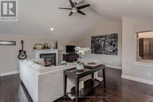 96 Laurendale Avenue, Hamilton, ON - Indoor Photo Showing Living Room With Fireplace