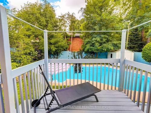 3157 The Credit Woodlands, Mississauga, ON - Outdoor With In Ground Pool With Exterior