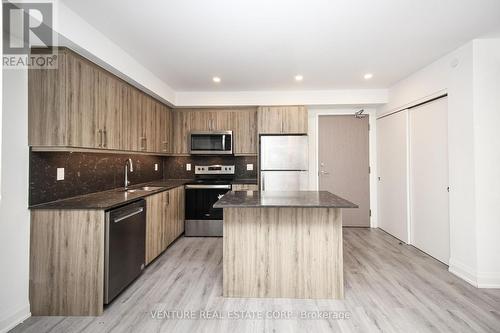 308 - 58 Lakeside Terrace, Barrie, ON - Indoor Photo Showing Kitchen With Stainless Steel Kitchen