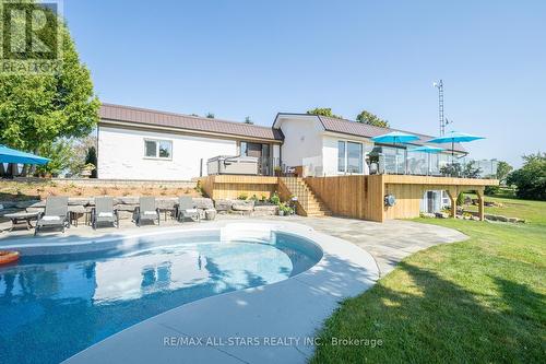 1900 Concession 4 Road, Uxbridge, ON - Outdoor With In Ground Pool