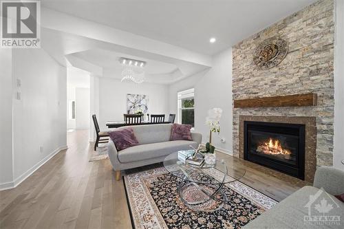 69 Goldridge Drive, Ottawa, ON - Indoor Photo Showing Living Room With Fireplace