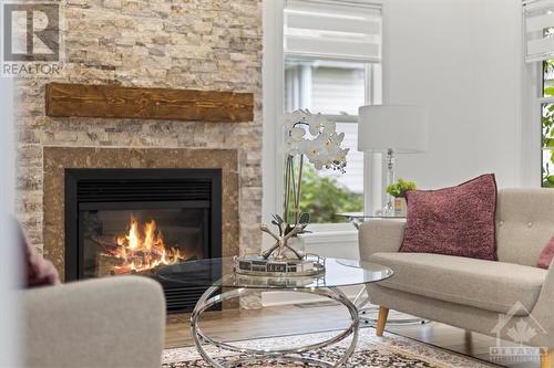 69 Goldridge Drive, Ottawa, ON - Indoor Photo Showing Living Room With Fireplace