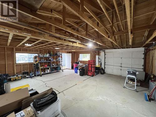 5116 Sunset Drive, Fort Nelson, BC - Indoor Photo Showing Garage