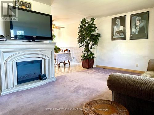 820 Denise Street, Timmins, ON - Indoor Photo Showing Living Room With Fireplace