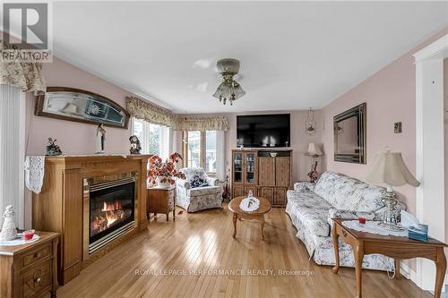 18329 County 2 Road, South Glengarry, ON - Indoor Photo Showing Living Room With Fireplace