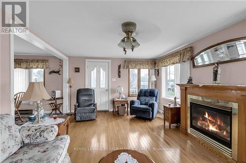 18329 County 2 Road, South Glengarry, ON - Indoor Photo Showing Living Room With Fireplace