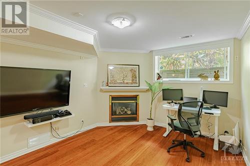 Fully Finished Basement - 22 Mcpeake Place, Ottawa, ON - Indoor With Fireplace