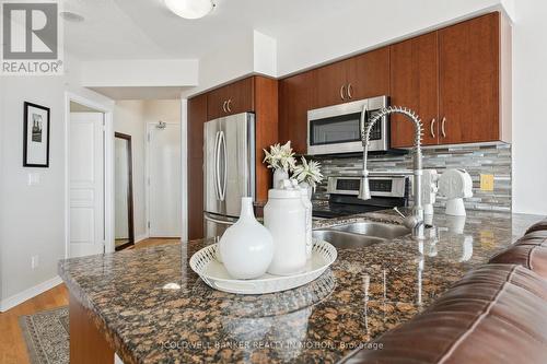 1208 - 2240 Lake Shore Boulevard, Toronto, ON - Indoor Photo Showing Kitchen With Double Sink With Upgraded Kitchen