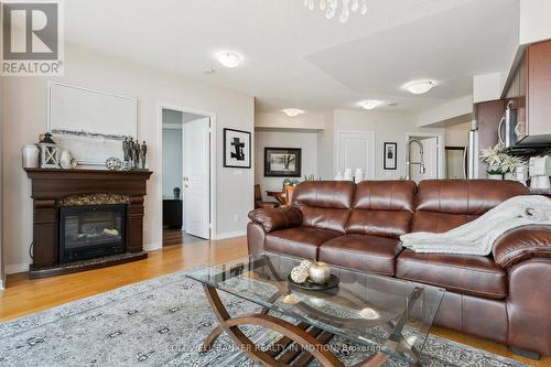 1208 - 2240 Lake Shore Boulevard, Toronto, ON - Indoor Photo Showing Living Room With Fireplace