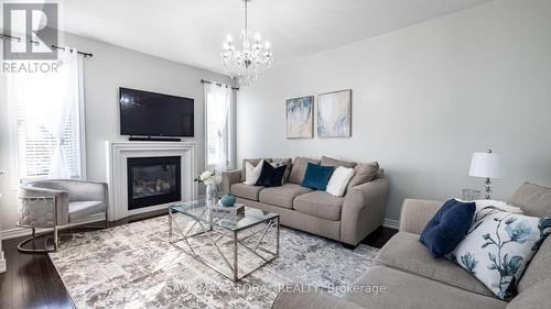 46 Goldsboro Road, Brampton, ON - Indoor Photo Showing Living Room With Fireplace