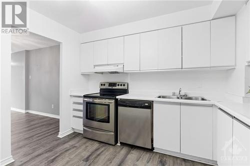 2760 Carousel Crescent Unit#1111, Ottawa, ON - Indoor Photo Showing Kitchen With Stainless Steel Kitchen With Double Sink