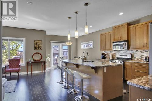 5262 Aviator Crescent, Regina, SK - Indoor Photo Showing Kitchen With Upgraded Kitchen