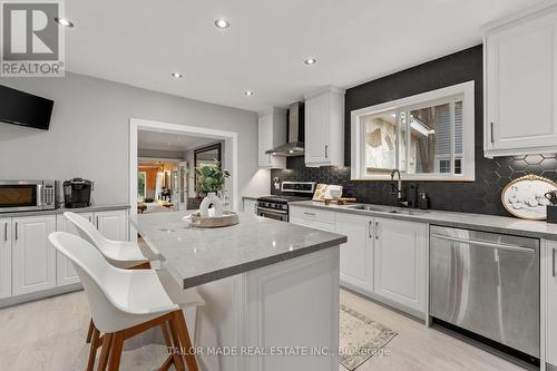 42 Centre Street N, Brampton, ON - Indoor Photo Showing Kitchen With Double Sink