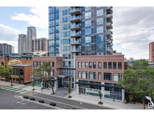 #505 10238 103 St Nw, Edmonton, AB - Outdoor With Balcony With Facade