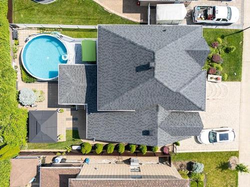 Aerial photo - 12325 Rue Maurice-Séguin, Montréal (Rivière-Des-Prairies/Pointe-Aux-Trembles), QC - Outdoor With Above Ground Pool